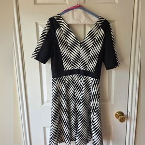 Betsy Johnson Mini Dress US 6 Zebra Print